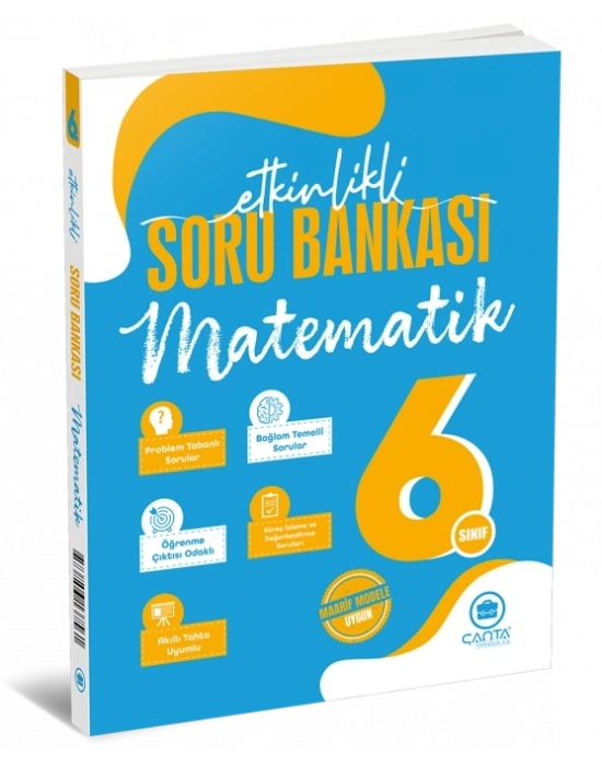 ÇANTA YAYINLARI 6.Sınıf Matematik Etkinlikli Kazanım Soru Bankası