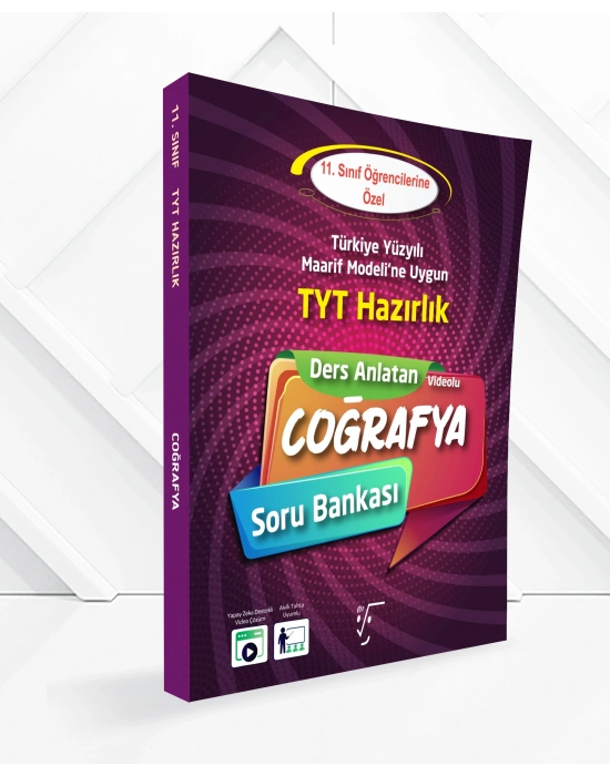 KAREKÖK YAYINLARI 11.SINIF TYT HAZIRLIK DERS ANLATAN SORU BANKALARI (COĞRAFYA)