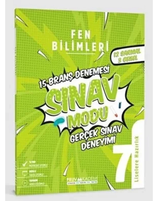 7.SINIF FEN BİLİMLERİ BRANŞ DENEMESİ