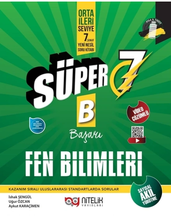 7.SINIF YENİ NESİL (B) FEN BİLİMLERİ SORU KİTABI