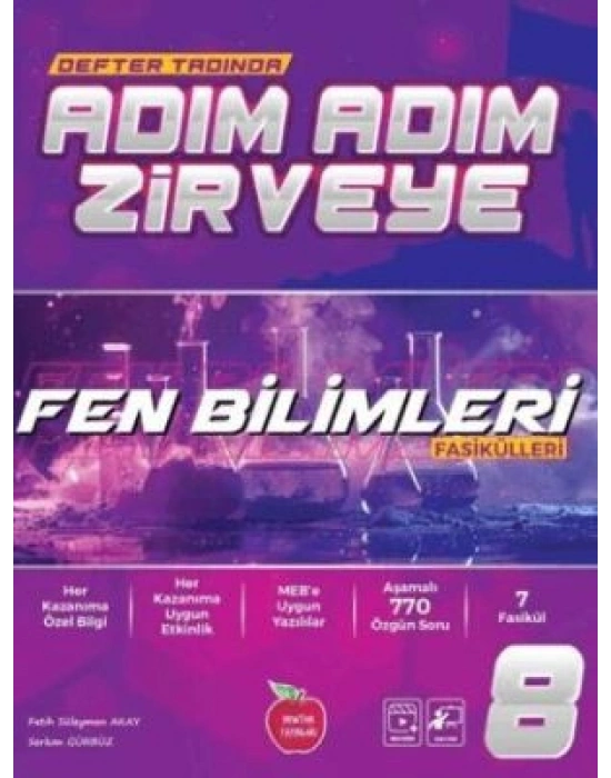 8. Sınıf Fen Bilimleri Fasikül Adım Adım Etkinlikli Konu Anlatımlı Soru Bankaları