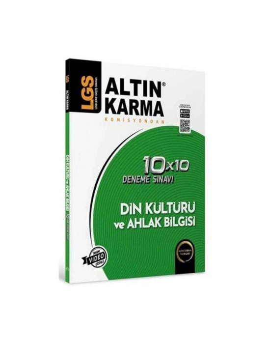 Altın Karma Yayınları LGS 8. Sınıf Din Kültürü ve Ahlak Bilgisi 10x10 Branş Deneme