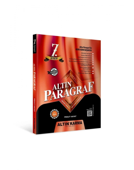 ALTIN KARMA YAYINLARI 7.SINIF ALTIN PARAGRAF SORU BANKASI