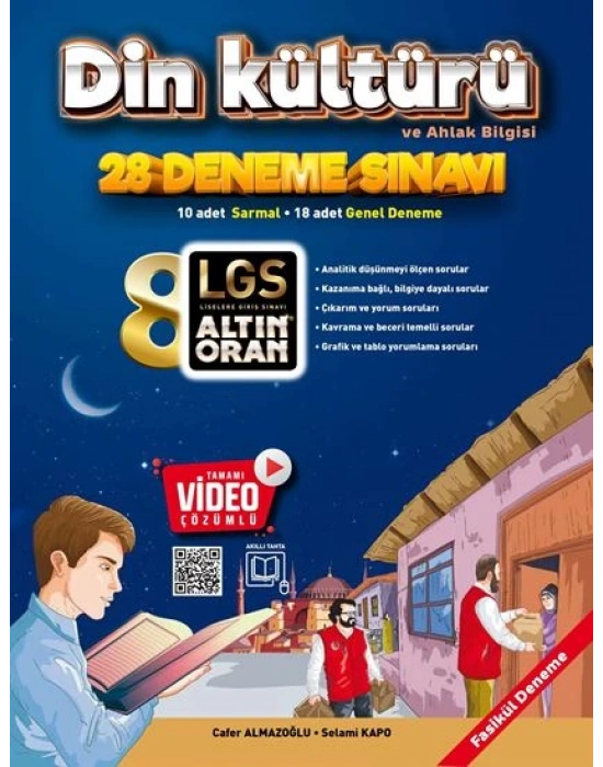 ALTIN ORAN 8.SINIF DİN KÜLTÜRÜ VE AHLAK BİLGİSİ 28 DENEME SINAVI