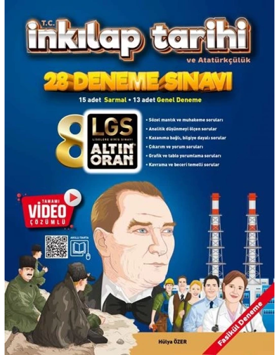 ALTIN ORAN 8.SINIF T.C.İNKILAP TARİHİ VE ATATÜRKÇÜLÜK 28 DENEME SINAVI
