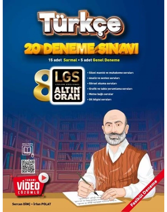 ALTIN ORAN 8.SINIF TÜRKÇE 20 DENEME SINAVI