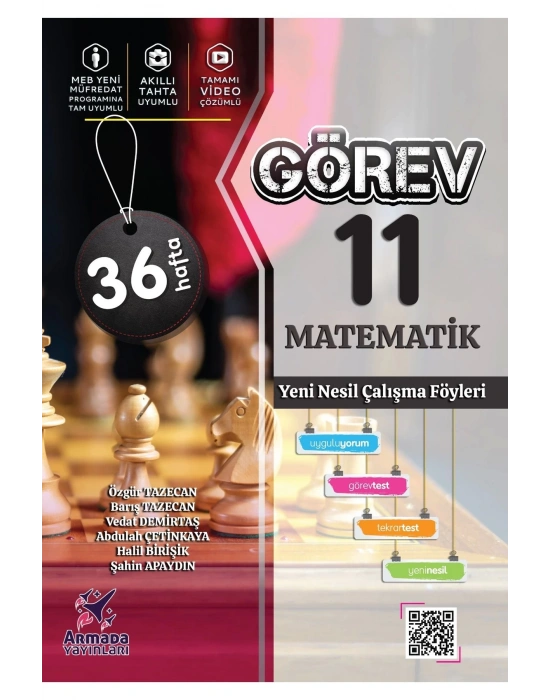 Armada 11. Sınıf Görev Matematik Yeni Nesil Çalışma Föyleri (36 Hafta)