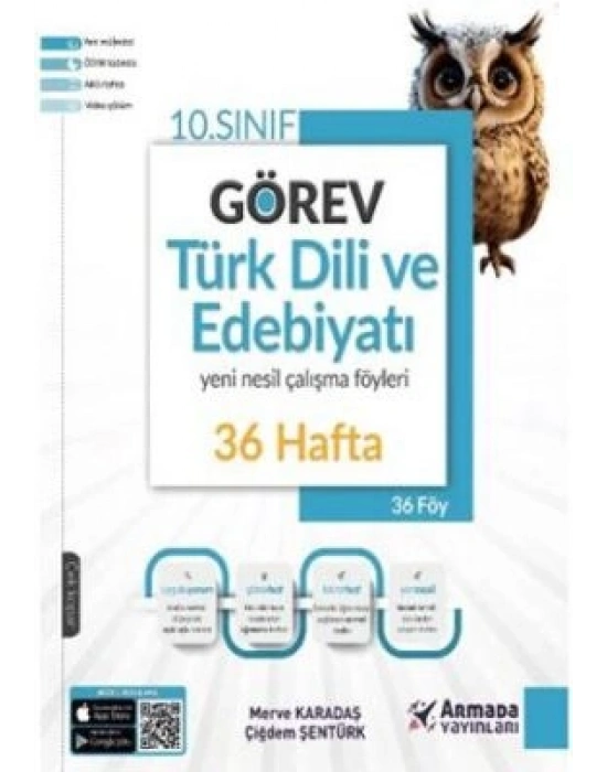 ARMADA 10.SINIF TÜRK DİLİ VE EDEBİYATI YENİ NESİL ÇALIŞMA FÖYLERİ