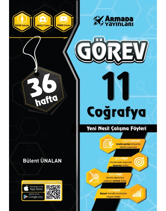 Armada Görev 11. Sınıf Coğrafya Yeni Nesil Çalışma Föyleri