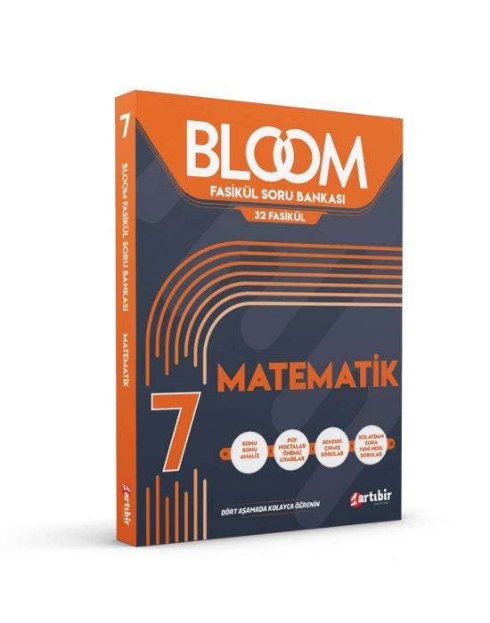 Artıbir Yayıncılık 7.Sınıf Bloom Matematik 32 Fasikül Soru Bankası