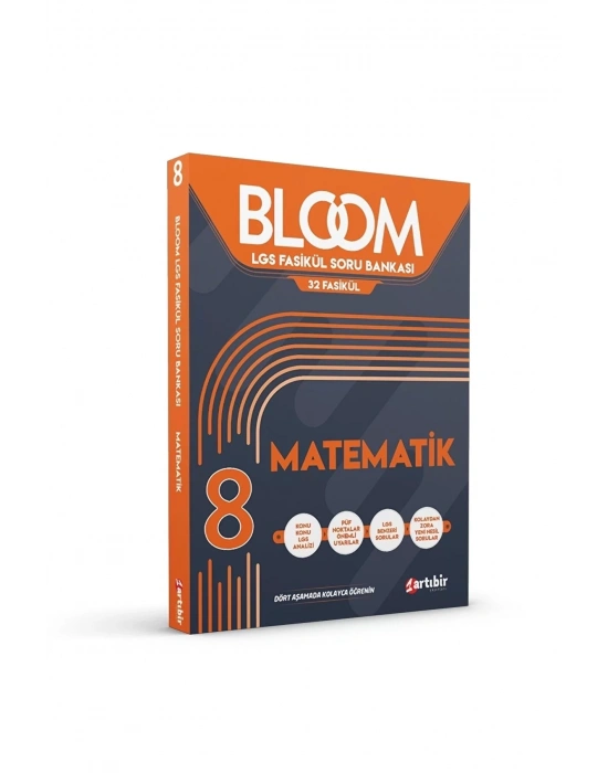 Artıbir Yayınları 8. Sınıf Matematik Bloom Lgs 32 Fasikül Soru Bankası Lgs Benzeri Sorular