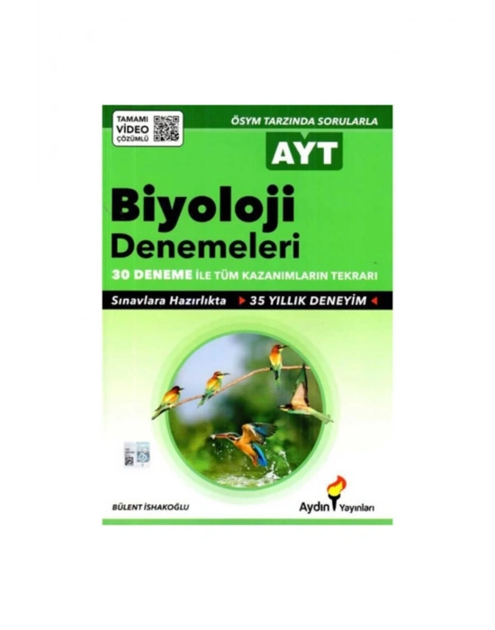 AYDIN YAYINLARI AYT Biyoloji 30 Deneme