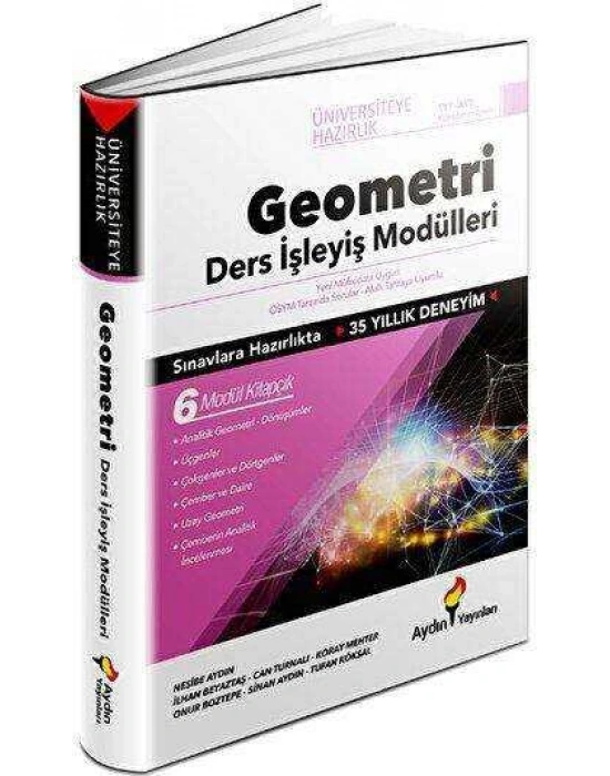 Aydın Yayınları Üniversiteye Hazırlık Geometri Ders İşleyiş Modülleri
