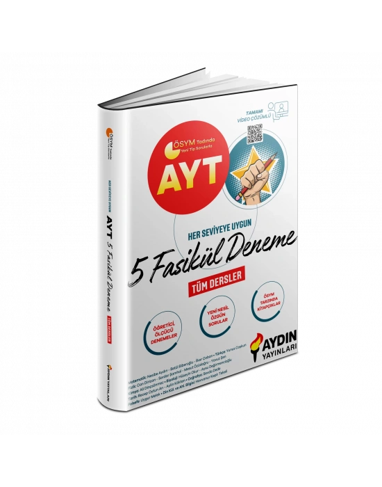 AYDIN YAYINLARI AYT 5 Fasikül Deneme
