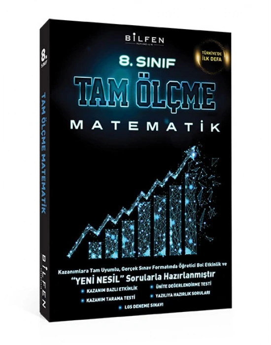BİLFEN 8. Sınıf Tam Ölçme Türkçe - Matematik - Fen Bilimleri Soru Bankası (3 Kitap)