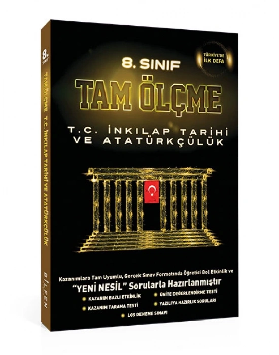 BİLFEN 8. Sınıf Tam Ölçme Türkçe - T.C. İnkilap Tarihi ve Atatürkçülük Soru Bankası (2 Kitap)