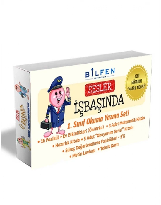 BİLFEN YAYINCILIK 1.SINIF SESLER İŞ BAŞINDA EĞİTİM SETİ