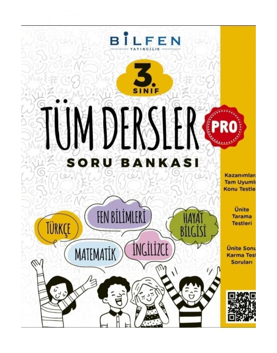 BİLFEN YAYINCILIK 3.SINIF PRO TÜM DERSLER SORU BANKASI