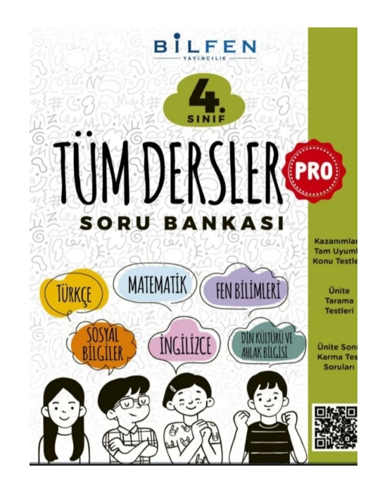 BİLFEN YAYINCILIK 4.SINIF PRO TÜM DERSLER SORU BANKASI