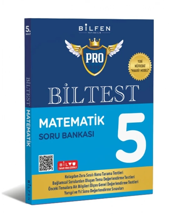BİLFEN YAYINCILIK 5.SINIF BİLTEST PRO MATEMATİK SORU BANKASI (YENİ MÜFREDAT)
