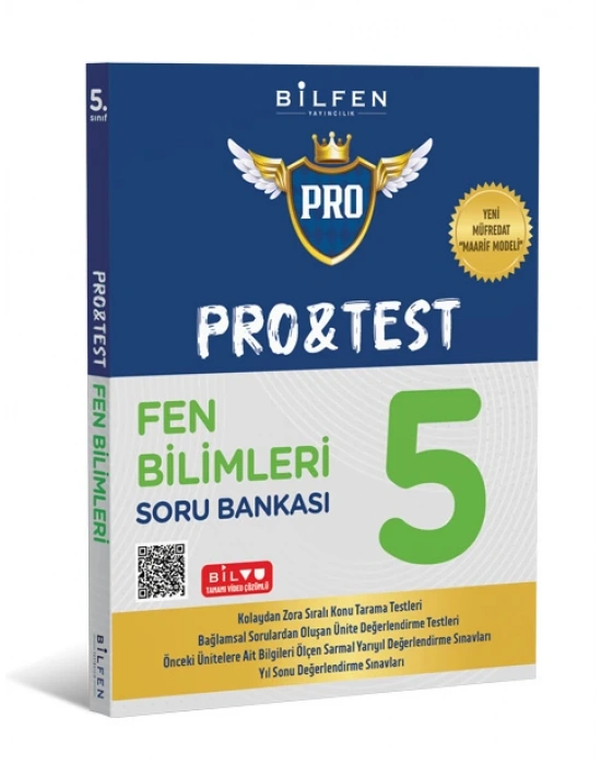 BİLFEN YAYINCILIK 5.SINIF FEN BİLİMLERİ PRO TEST SORU BANKASI (YENİ MÜFREDAT)
