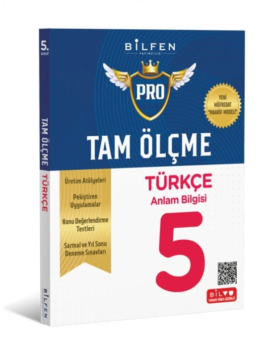 BİLFEN YAYINCILIK 5.SINIF TAM ÖLÇME TÜRKÇE ETKİNLİKLİ SORU BANKASI (YENİ MÜFREDAT)