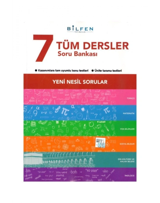 Bilfen Yayıncılık 7. Sınıf Tüm Dersler Soru Bankası