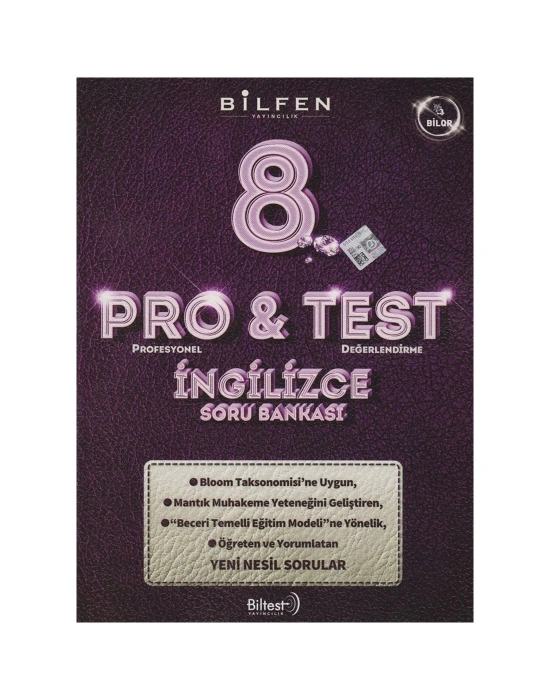 Bilfen Yayıncılık 8. Sınıf İngilizce ProTest Soru Bankası