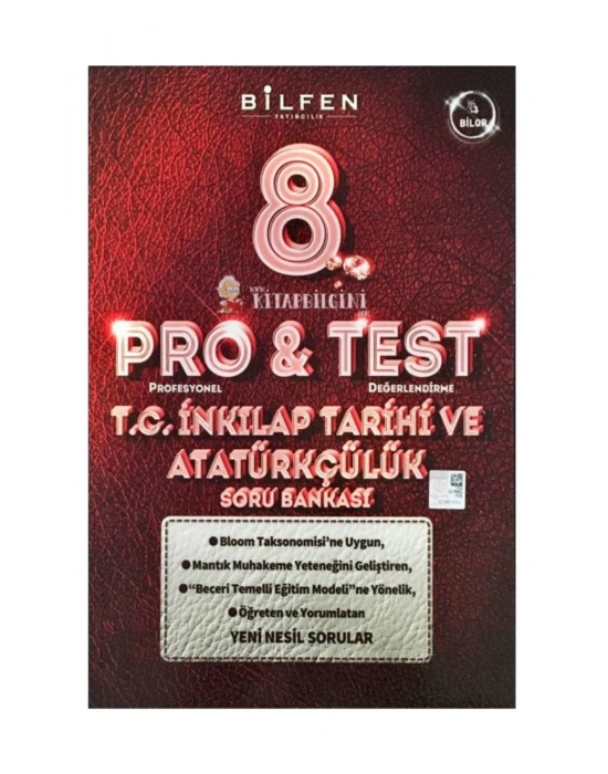 Bilfen Yayınları 8. Sınıf Lgs Pro & Test T.C İnkılap Tarihi Soru Bankası