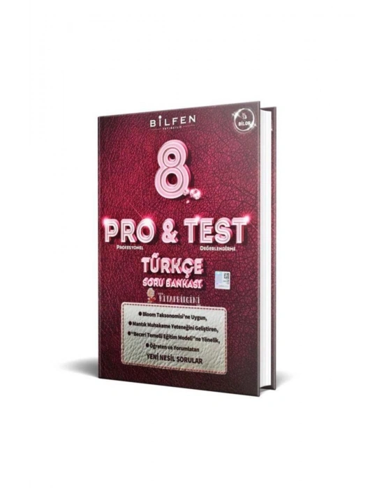 Bilfen Yayınları 8. Sınıf Türkçe Pro & Test Soru Bankası