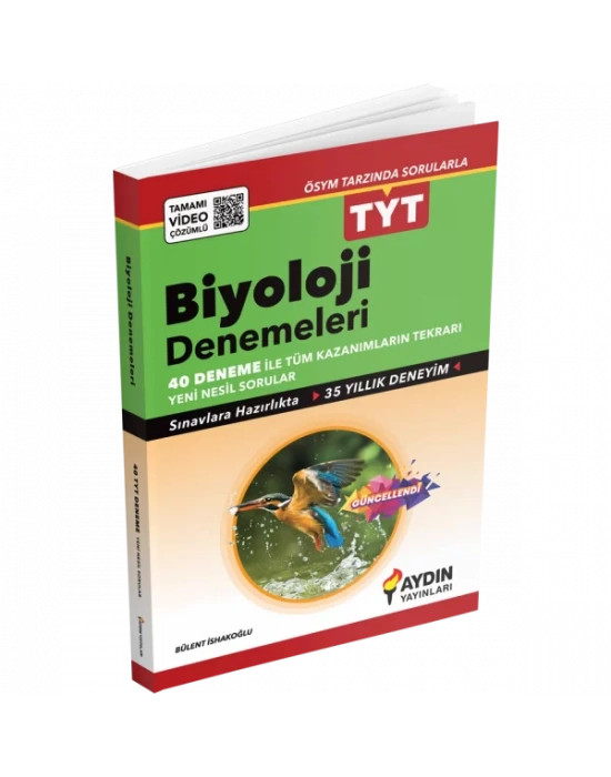 AYDIN YAYINLARI TYT Biyoloji 40 Deneme