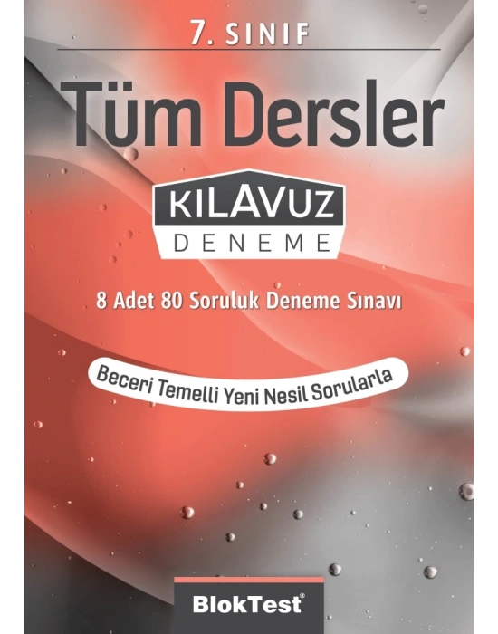 BLOKTEST YAYINLARI 7. Sınıf Tüm Dersler Kılavuz Deneme