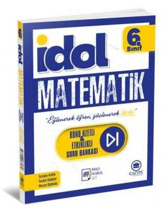 Çanta Yayınları 6. Sınıf İdol Matematik Konu Özetli ve Etkinlikli Soru Bankası