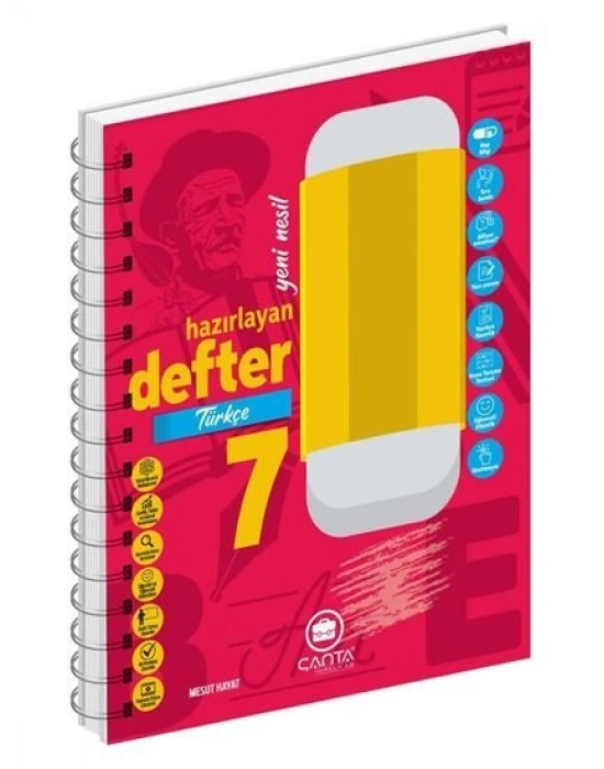 Çanta Yayınları 7.Sınıf Türkçe Okula Yardımcı Hazırlayan Defter