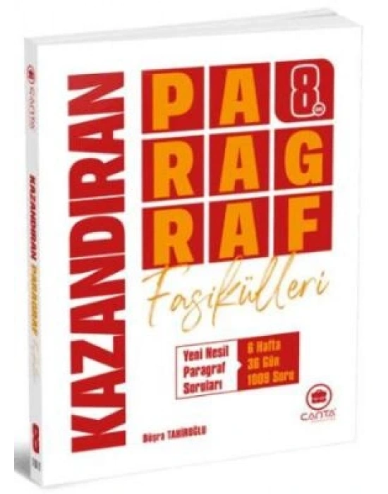 Çanta Yayınları Lgs 8.Sınıf Kazandıran Paragraf Fasikülleri