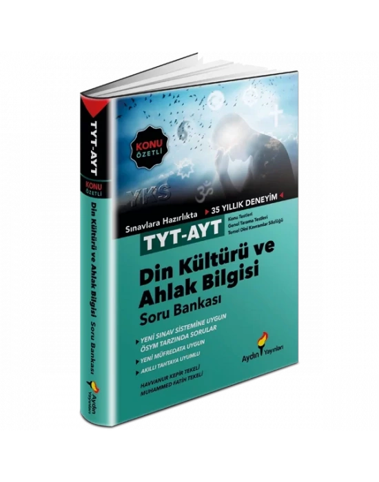 AYDIN YAYINLARI TYT-AYT Din Kültürü ve Ahlak Bilgisi Konu Özetli Soru Bankası