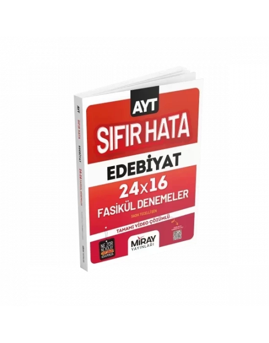 EDEBİYAT DENEME AYT 16 LI SIFIR HATA