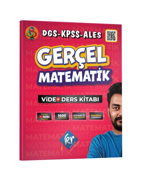 Gerçel Matematik DGS KPSS ALES Video Ders Kitabı Kr Akademi Yayınları