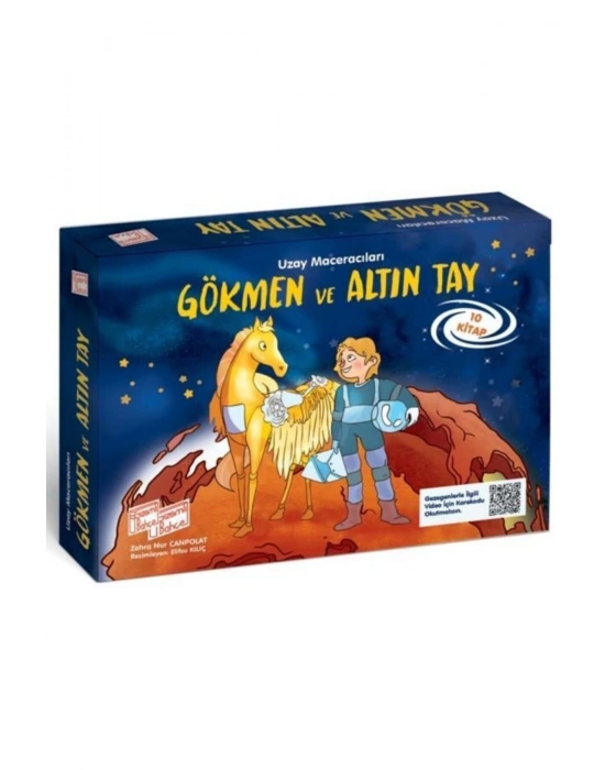 Gizemli Bahçe 2. ve 3. Sınıf Hikaye Seti Uzay Maceracıları Gökmen ve Altın Tay 10 Kitap