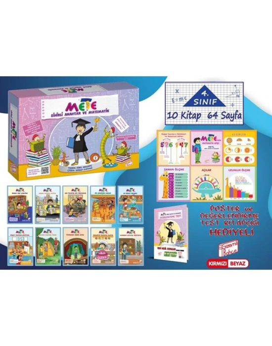 Gizemli Bahçe 3. ve 4. Sınıf METE MATİK Hikaye Kitabı 10 Kitap