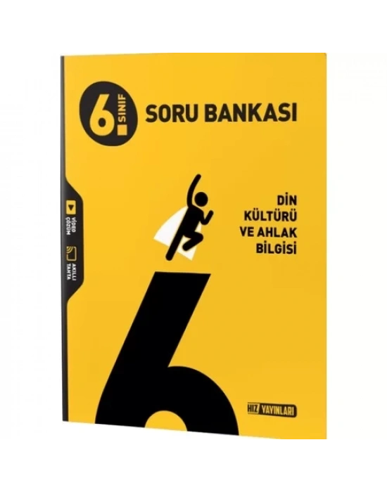 Hız Yayınları 6. Sınıf Din Kültürü ve Ahlak Bilgisi Soru Bankası