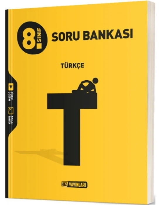Hız Yayınları 8. Sınıf Türkçe Soru Bankası