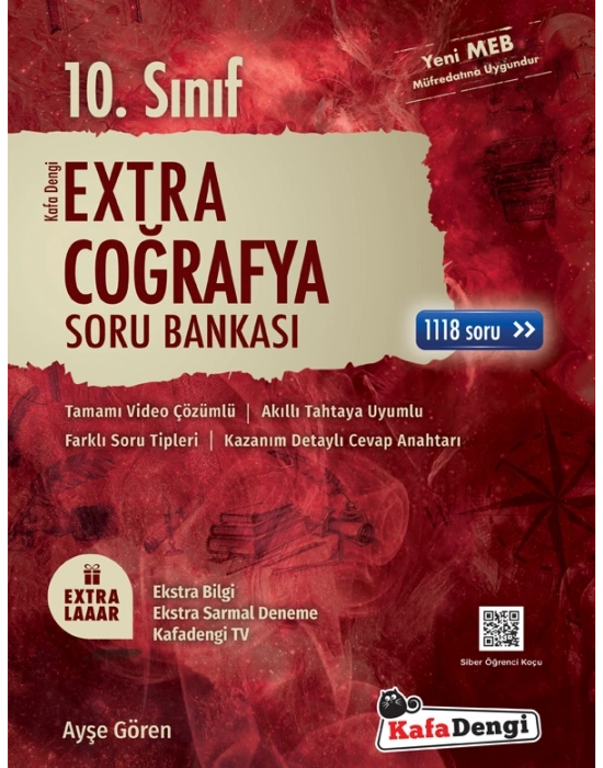 KAFA DENGİ YAYINLARI 10.SINIF EKSTRA ÇOĞRAFYA SORU BANKASI