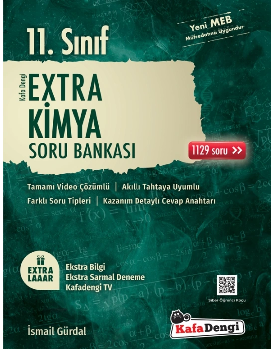 KAFA DENGİ YAYINLARI 11.SINIF EKSTRA KİMYA SORU BANKASI