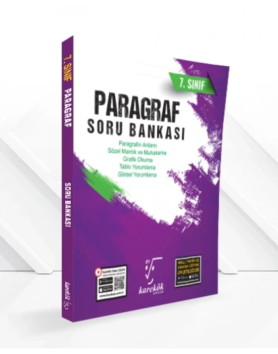 KAREKÖK YAYINLARI 7.SINIF PARAGRAF SORU BANKASI