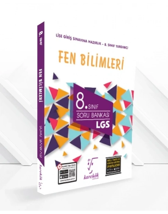 KAREKÖK YAYINLARI 8.SINIF LGS FEN BİLİMLERİ SORU BANKASI