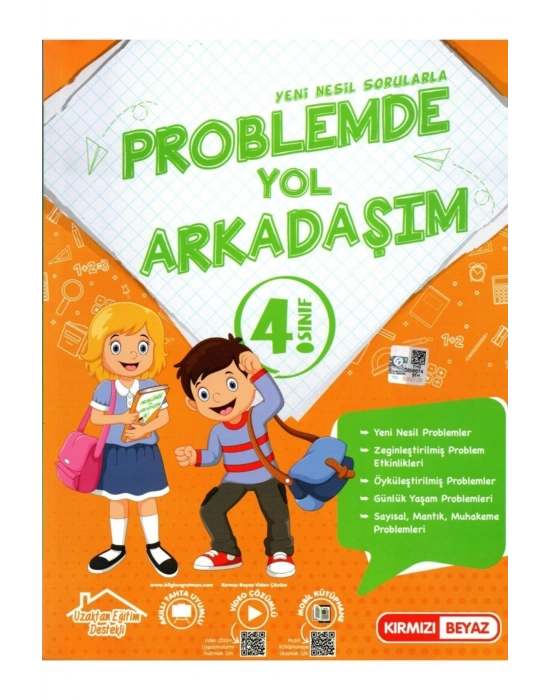 Kırmızı Beyaz 4. Sınıf Yeni Nesil Sorularla Probemde Yol Arkadaşım