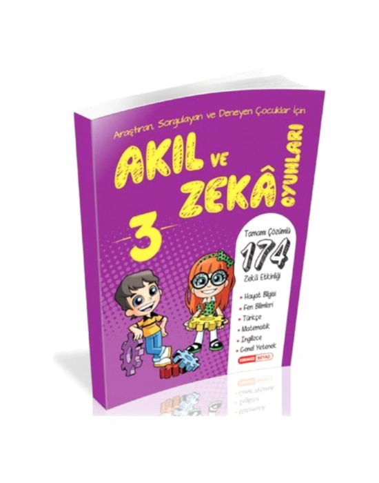 Kırmızı Beyaz Yayınları 3. Sınıf Akıl ve Zeka Oyunları