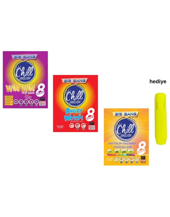 LGS 8. Grade Big Bang Chill Hazırlık Seti 3 Kitap