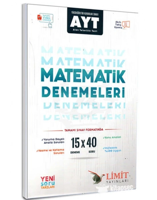 LİMİT YAYINLARI AYT 15Lİ MATEMATİK DENEME